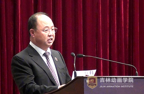 5必赢565net官网、吉林禹硕公司董事长郑立国代表3D动画电影《青蛙王国》主创人员,谈了创作体会.JPG
